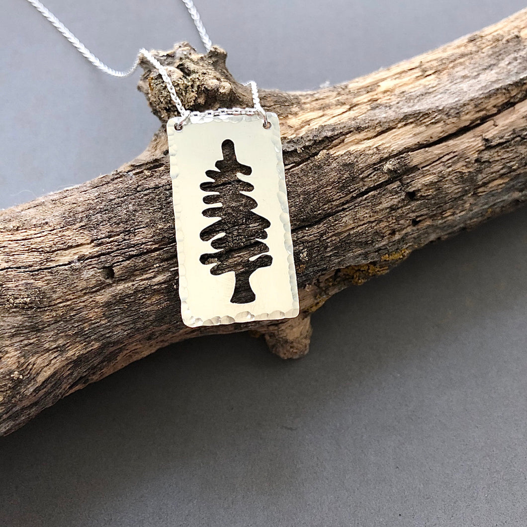 Lone Pine - sterling silver necklace