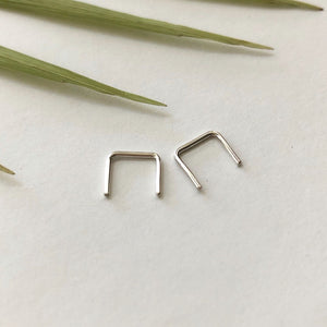 Staple Wire Earrings - W1