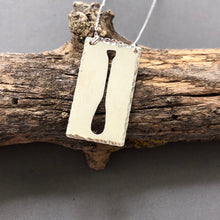Load image into Gallery viewer, Paddle - sterling silver canoe paddle
