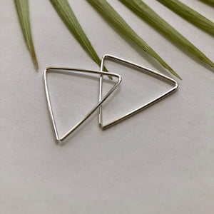 Triangle Hoop Earrings - W3