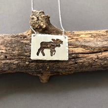 Load image into Gallery viewer, Moose - sterling silver necklace
