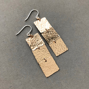Square trio earrings - E93