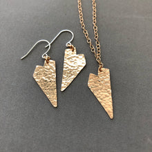 Load image into Gallery viewer, Heart Necklace - small hammered N49
