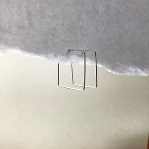 Square Hoop Earrings - W8