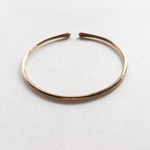 Bronze wire cuff by Red Door Metalworks
