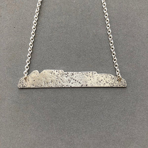 Sleeping Giant - sterling silver necklace