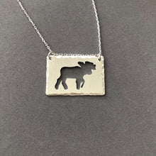 Load image into Gallery viewer, Moose - sterling silver necklace
