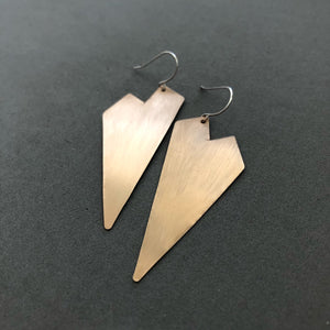 Geometric Heart Earrings - E88