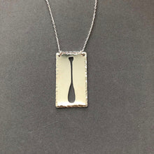 Load image into Gallery viewer, Paddle - sterling silver canoe paddle
