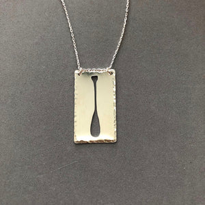 Paddle - sterling silver canoe paddle