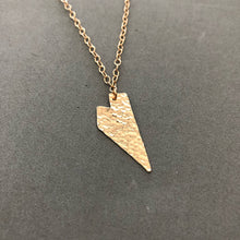Load image into Gallery viewer, Heart Necklace - small hammered N49
