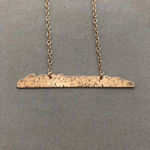 Load image into Gallery viewer, Sleeping Giant - bronze necklace
