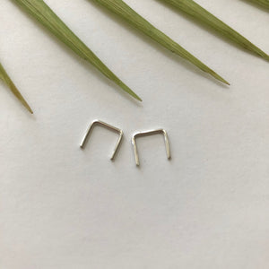 Staple Wire Earrings - W1