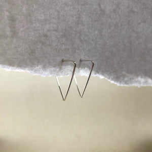 Triangle Hoop Earrings - W3
