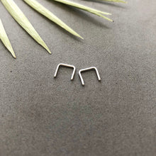 Load image into Gallery viewer, Staple Wire Earrings - W1
