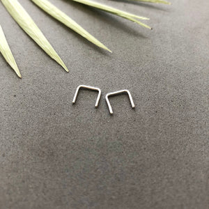 Staple Wire Earrings - W1
