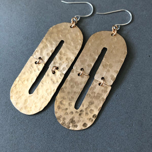 Double arch earrings - E95