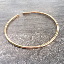 Load image into Gallery viewer, Thick bronze wire bracelet by Red Door Metalworks
