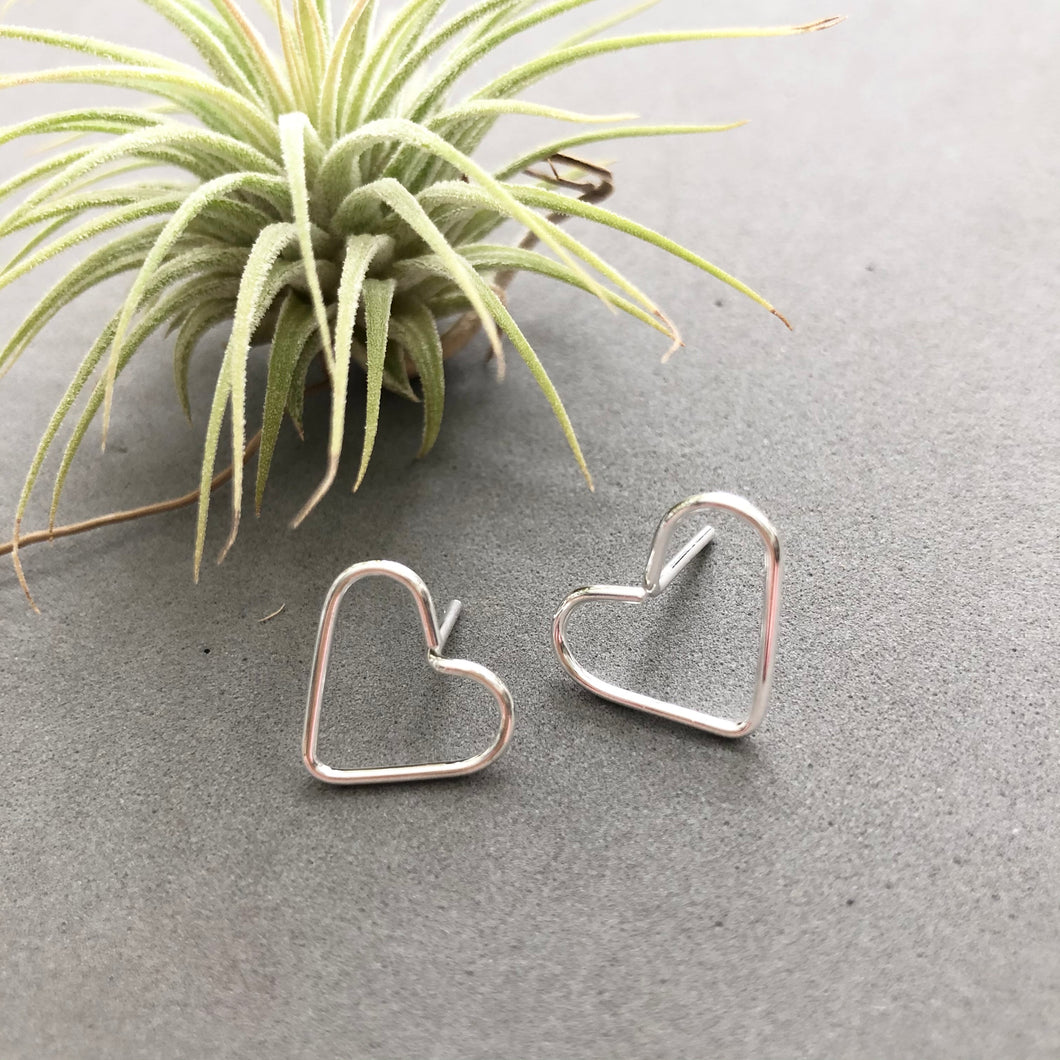Heart Studs - W15